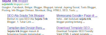 Rahasia Mendapat Site Link Google