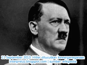 Adolf Hitler is shown in this photo. Wikipedia