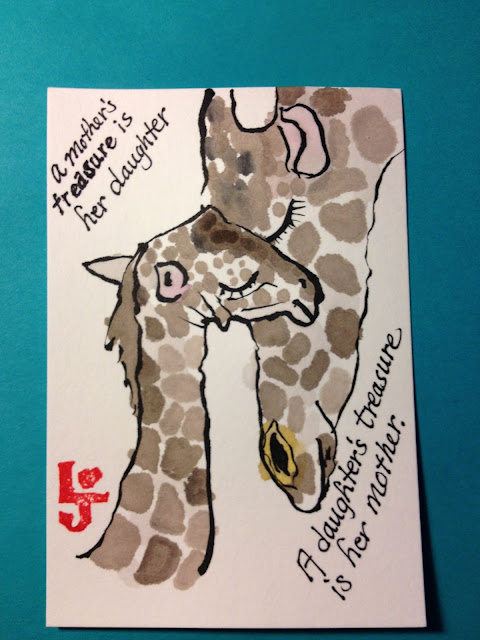 giraffe etegami