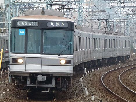 東京メトロ日比谷線　東武伊勢崎線直通　普通　北越谷行き1　03系幕車