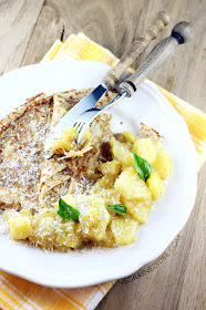 Crêpes Ananas Mangue Beurre Vanille