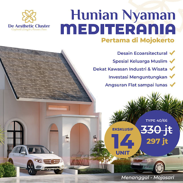 rumah bergaya mediterania