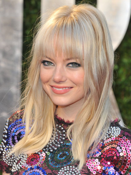 emma stone hair. londe hair too. emma stone