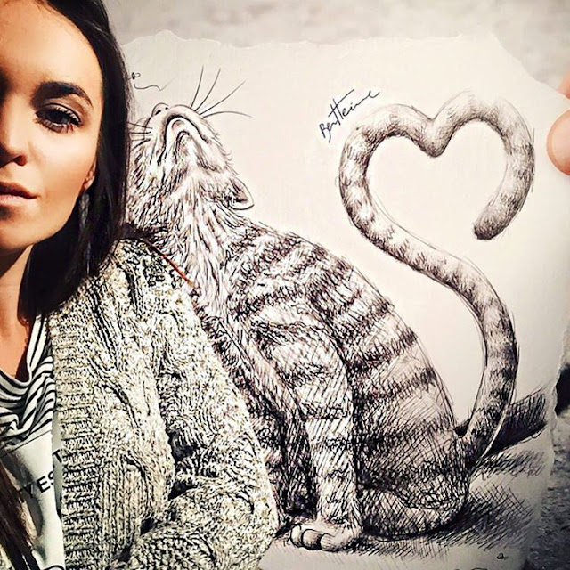 Art - Ben Heine Exhibitions in Russia - Бен Хайне Россия - Pencil Vs Camera - Карандаш против камеры 2015 - photos from Fans 13