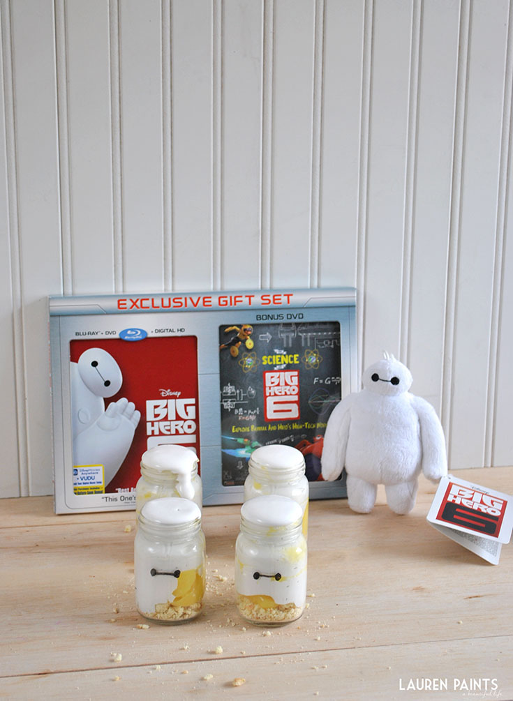 Big Hero 6 + My Mini Baymax in a Jar Honey-Lemon Meringue Pie Recipe