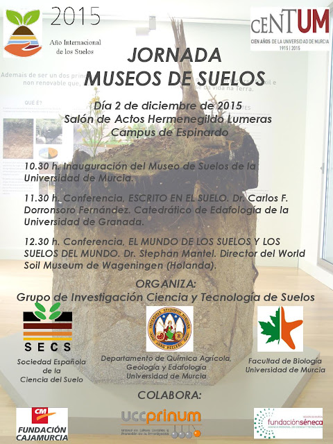 La Universidad de Murcia inaugura su Museo de Suelos en la Facultad de Biología.