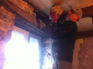 renovation project how to replace a rotten wooden window lintel in a derelict property