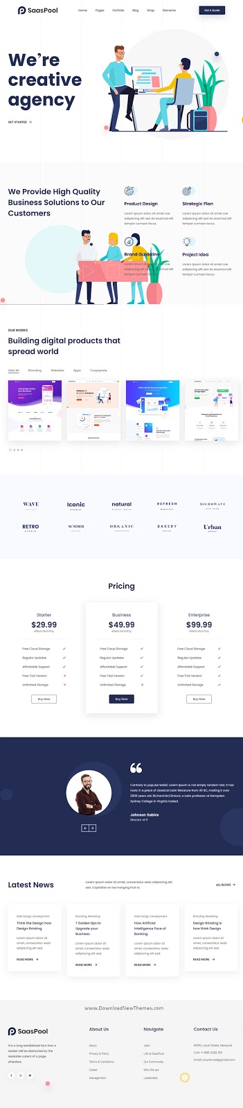 Download Saas, Startup & Agency Template 