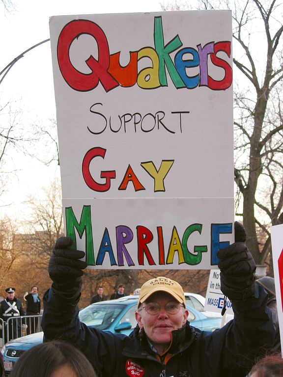 Gay marriage quakers