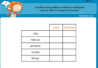 Resultado de imagen de llanas esdrujulas bromera