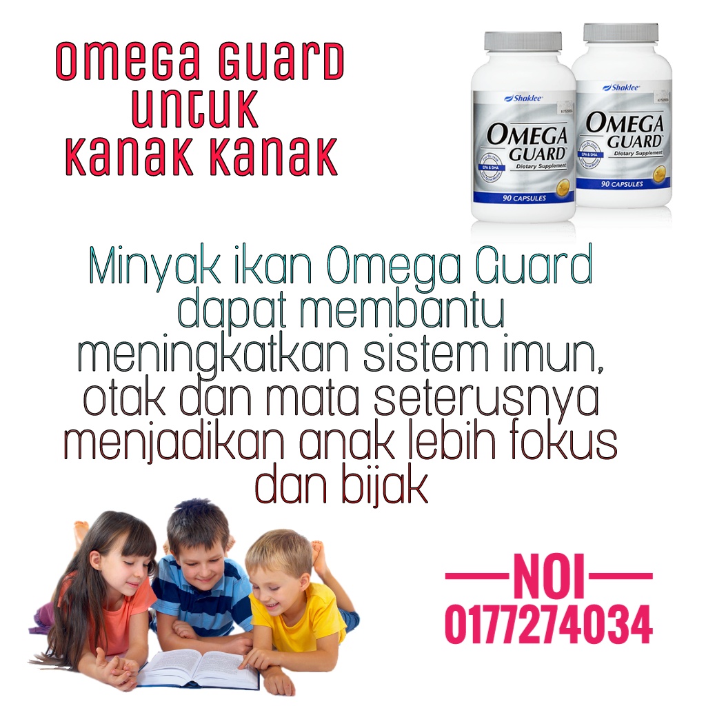 Omega Guard, minyak ikan paling digemari kanak kanak - Nor 