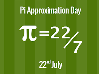 Pi Approximation Day - 22 July.