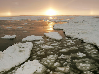 Churchill River at Sunset wallpaper