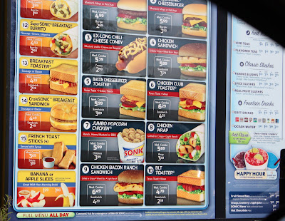 We have eaten at the Sonic in