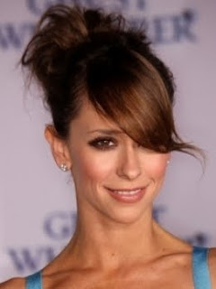 Jennifer Love Hewitt - messy bun hairstyles