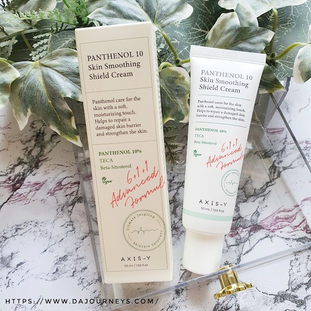 Review AXIS-Y Panthenol 10 Skin Smoothing Shield Cream