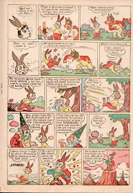 Primera historieta de el Conejito Atómico (Yumbo nº 1, 21-VIII-1953)