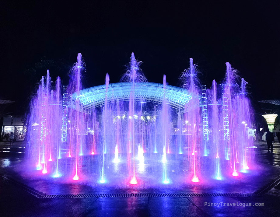 Dancing fountain of Sagay Public Plaza