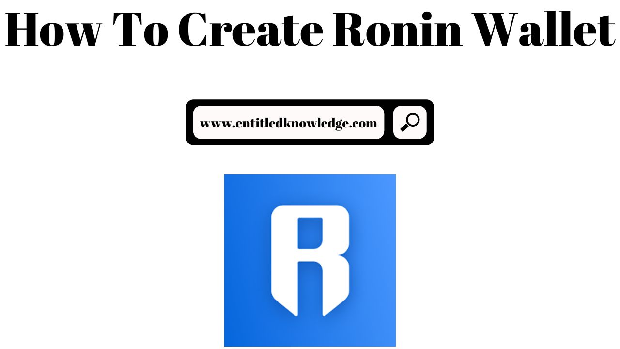 how to create ronin wallet