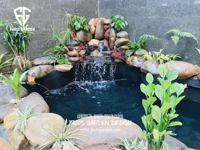 Jasa Tukang Kolam Minimalis Koi Kediri - Jasa Pembuatan Kolam Ikan koi Minimalis di Kediri