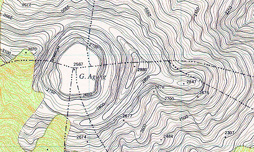 TAKJUB INDONESIA PETA TOPOGRAFI GUNUNG AGUNG