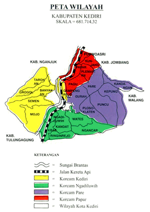 tarunalaut blogspot com Kondisi Geografi Kab Kediri 