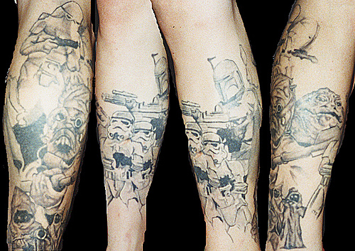 Leg Tattoos FileLower leg Tattoojpg Size of this preview 450 600 