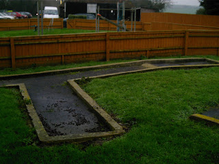 Crazy Golf course at The Horse & Harrow Pub in West Hagbourne, Oxfordshire