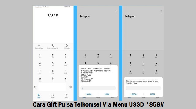 Cara Gift Pulsa Telkomsel