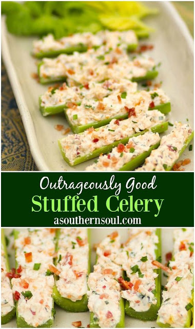 Healthy Outrageously Good Stuffed Celery