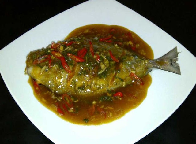 Cara praktis memasak ikan bawal super enak