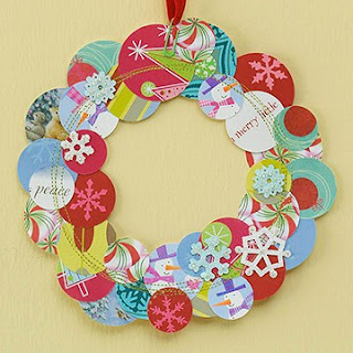 Greeting Card Wreath. 