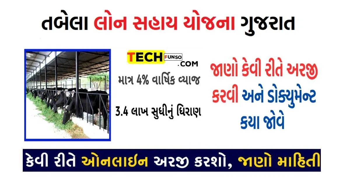 Tabela loan yojana gujarat 2024 apply online: તબેલો બનાવવા માટે સરકાર દ્વારા અપાઇ છે 4 લાખની લોન, જાણો વધુ માહિતી