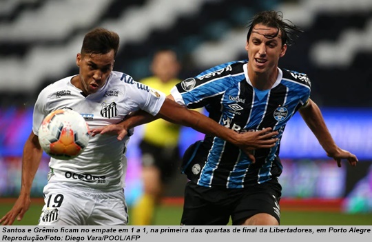 www.seuguara.com.br/Santos/Grêmio/Copa Libertadores 2020/