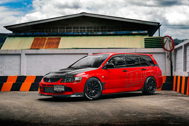 Mitsubishi Lancer Evolution IX Wagon - #Mitsubishi #Lancer #Evolution #Wagon #tuning