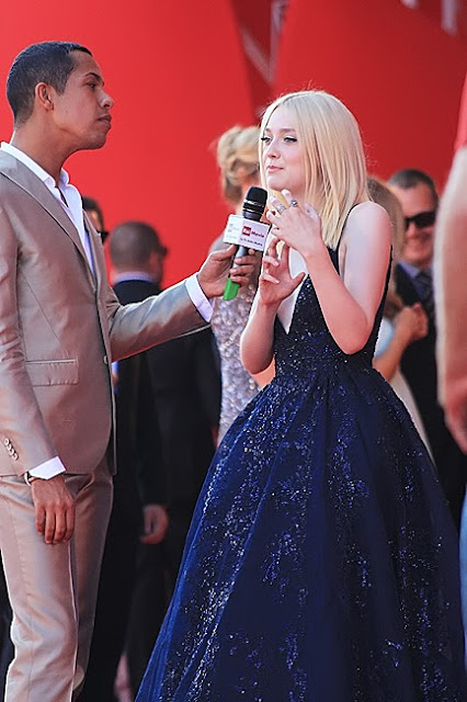 Dakota Fanning with Livio Beshir