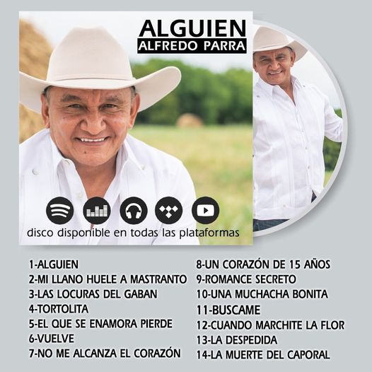 DISPONIBLE: Ya pueden disfrutar de la nueva producción de Alfredo Parra “Alguien” en todas las plataformas globales🎧