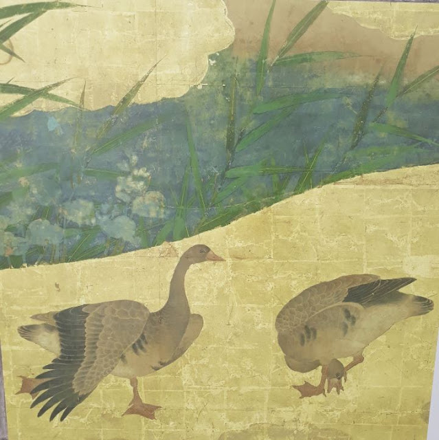 Geese Painting at Ninomaru Palace