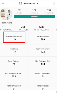 intip siapa orang yang sering melihat profil kita di instagram Cara Mengetahui Siapa Penggemar Rahasia di Instagram Dengan Android