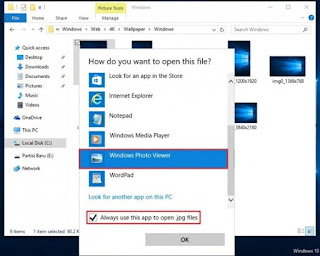 Cara Mengembalikan Windows Photo Viewer Windows 10