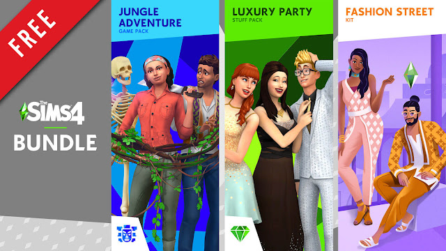 the sims 4 daring lifestyle bundle dlc pack add-on free pc game epic games store free-to-play 2014 social simulation game maxis electronic arts