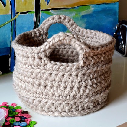 Crochet Basket Free Pattern