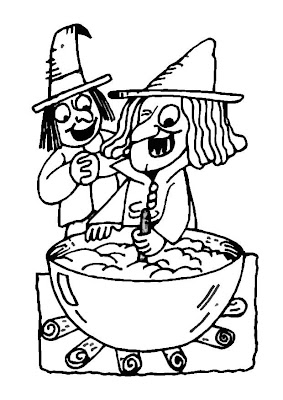 halloween coloring pages witches