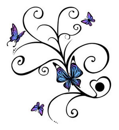 Tattoos Butterflies on Butterfly Tattoo  Album 4    Tattoo Art Gallery