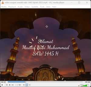 video ucapan maulid nabi 1445 hijriah 2023