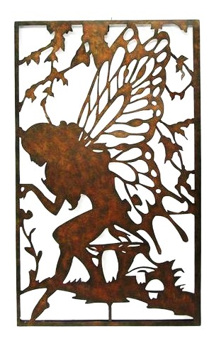 Welcome to Inspire on the Danforth!: Fairy Silhouette Metal Wall ...