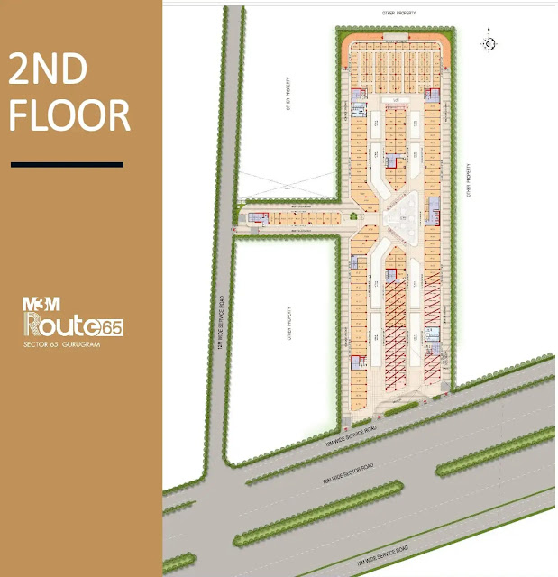 M3M Route 65 2nd Floor Plan