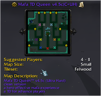 Mafa TD Queen v.4.5c (C+UH) Ultrahard Solo Game Replay