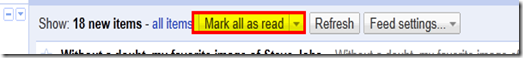 Google Reader - MarkAllAsRead