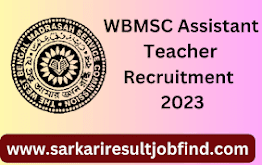 WBMSC Recruitment 2023 – 1729 Posts